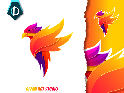 colorful bird logo