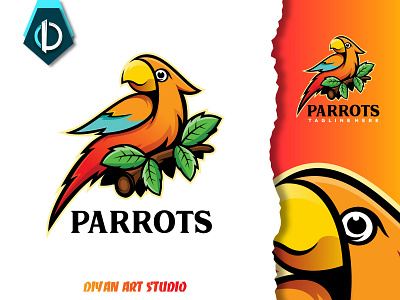 parrot logo design