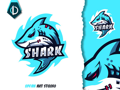 shark logo design 3d animation brand identity branding design esport fish graphic design illustration illustrator logo logodesign logotype modern motion graphics predator shark ui vector