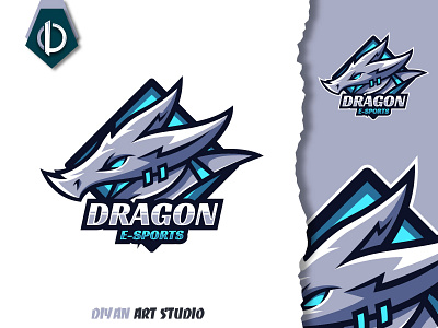 dragon logo design 3d animation beast brand identity branding design dragon graphic design illustration illustrator logo logodesign logotype modern motion graphics predator ui vector