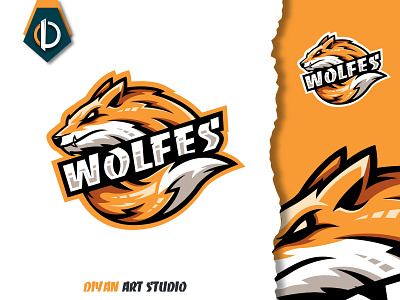 wolf logo design 3d animation beast brand identity branding design graphic design illustration illustrator logo logodesign logotype modern motion graphics predator ui vector wolf