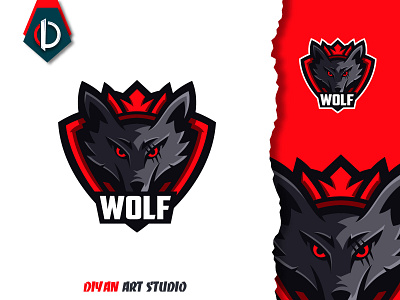 Wolf logo design animation brand identity branding design graphic design illustration illustrator logo logodesign motion graphics ui vector wolf