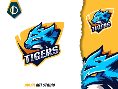 Tiger logo design animation brand identity branding design graphic design illustration illustrator logo logodesign motion graphics tigers ui vector