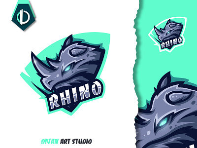 Rhino logo design