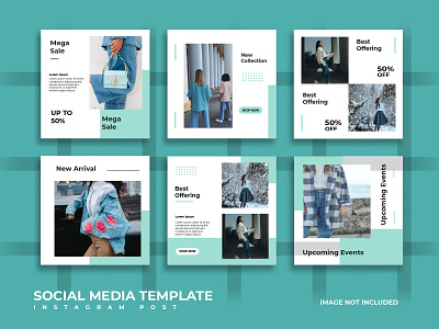 Social media template fashion instagram post instagram post template layout layout design post social media social media post