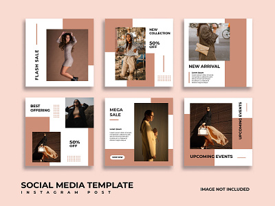 Fashion sale social media post template instagram istagram post layout layout design post social media social media post template