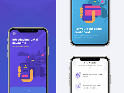 Housing Rent-pay App Landing page app clean clean design design experience housing illustration illustrations ios landing page rentpay ui ux visual design