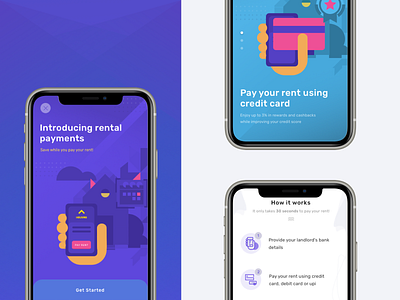 Housing Rent-pay App Landing page