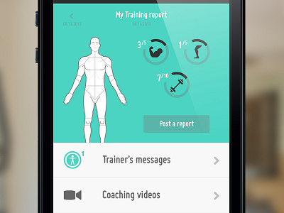 Work on a fitness app app coaching fitness ios