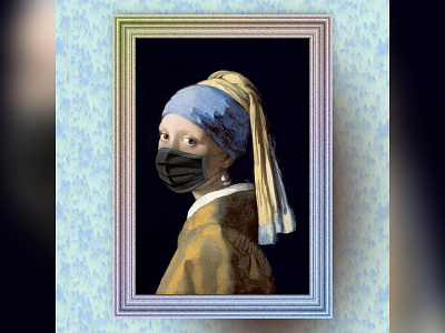 Mask Me I m Famous - Girl with a Pearl Earring erc 721 ethereum nft nftart