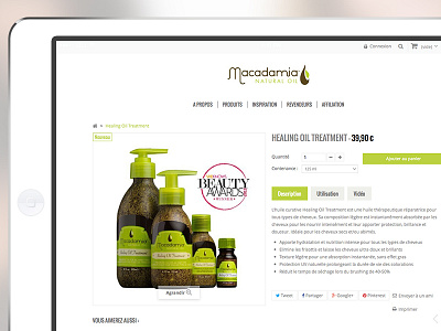 Macadamia - Product Page