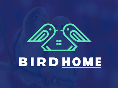 Bird Home Logo Design bird business logo bird logo birds home logo branding business logo creative logo illustration logo design minimalist logo vector