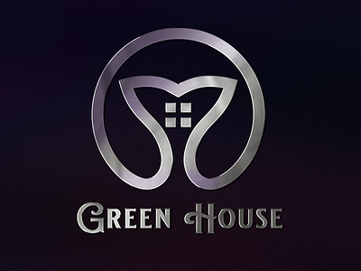 Green House Logo Design