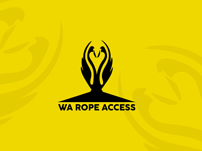 Wa Rope Access Logo 1 best logo brand identity branding business logo corporate logo creative logo kingfisher kingfisher logo logo logo design logo maker minimalist logo modern logo