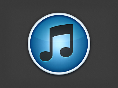 iTunes icon app blue devil glow icon itunes mac music playoff rebound