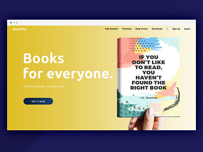 App concept for reading lovers app book book app design ui uxresearch web