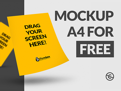 A4 mockup for FREE