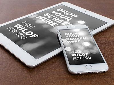 iPad and iPhone 6 on the stone - free mockup app apple design free ios ipad iphone iphone 6 mobile mockup psd