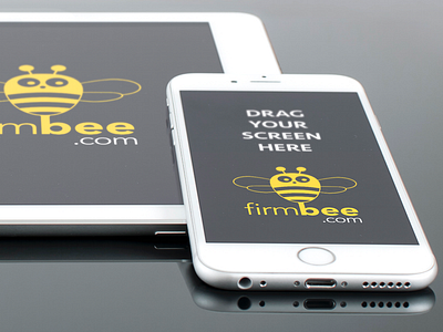 iPad and iPhone 6 free PSD mockup