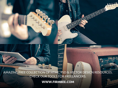 Free music .PNG photos and .PSD mockups 