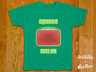Square Melon inc. melon playoff square t shirt threadless thribbble