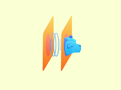Bear app icon illustrator isometric logo sketch
