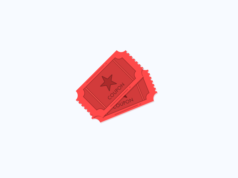 Coupon by Kroka Dilo on Dribbble