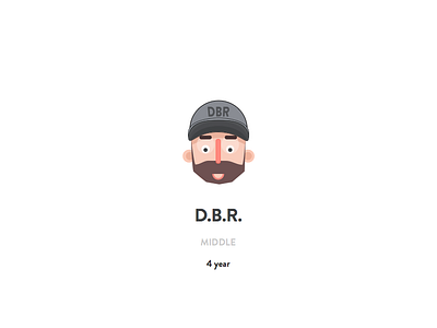 D.B.R. 4 Years good hand icon illustrator logo man people png purple