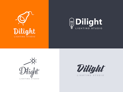 •Di Light• Lighting Studio ai color di light lighting logo psd sketch studio