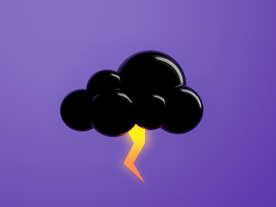 Cloud 3d animation black c4d cinema free hand illustration kickassman new