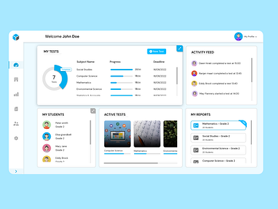 Student Test Management by Keshav Kirupa on Dribbble