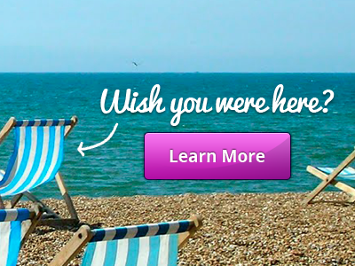 Wish you were here? Yes, yes I do. colorful buttons cristina creativa design responsive design templates web