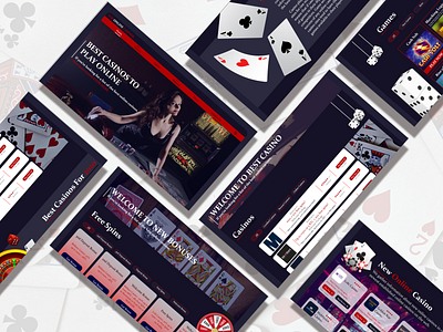 Casino_Website mobile app design ui ui design uiux ux ux design website website design xd design