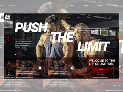 Fitness_Website design illustration logo mobile app design ui ui design uiux ux ux design xd design