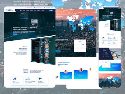 Exporting Webbsite design mobile app design ui design uiux ux design xd design