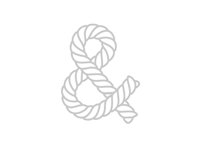 Detail of custom ampersand ampersand custom illustration lettering nautical type vector