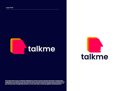 Talk me modern vector logo - logo designer a b c d e f g h i j k l m abstract branding colourful logo design head branding head logo header human head logo human logo icon illustration logo logos n o p q r s t u v w x y z talkme top logo branding typography vector vector logo