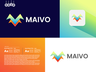 MV letter mark combination app branding branding agency colorful design icon illustration logo logo agency m logo m v letter logo modern logo mv logo mv modern logo typography ui ux v logo vector