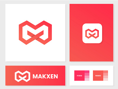 MAKXEN MODERN LOGO BRANDING - M LETTER MARK arrow best of dribble branding branding agency color gradient icon identity letter m location logo logo trend 2021 m letter logo m logo m modern logo makxen mark social travel typography