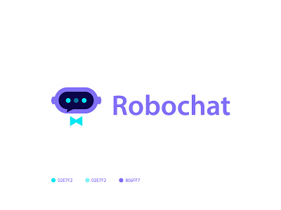 Robochat logo design brand design brand identity brand logo branding chat logo graphic design logo logo design logo mark logodesign logos logos and branding logotype minimal minimal logo minimalist logo robot chat logo robot logo startup branding startup company logo