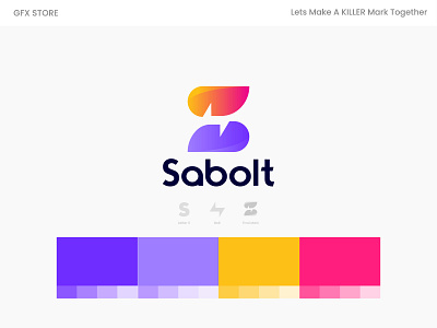 Sabolt Modern Logo Design bolt bolt logo brand identity branding branding design concept graphic design illustration letter logo logo logo design logo designer logo trends 2021 in dribbble logotype s letter logo s logo s modern logo sbolt logo ui