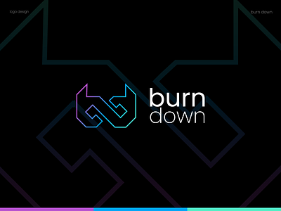 burn down LOGO DESIGN -bd LETTER MARK (UNUSED) b bd bd logo bd modern logo brand agency brand identity branding creative d design ecommerce gradient logo log trends 2021 logo logo designer logos and branding modern logo modern logo designer professional technology