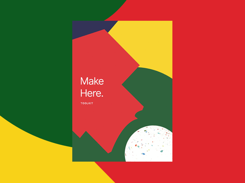 Make Here Toolkit brand colourful design identity logo toolkit