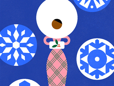 The Waltz of the Snowflakes⁠ - The Nutcracker Series⁠⠀ christmas festive fun holiday illustration kids nutcracker pattern vector vintage