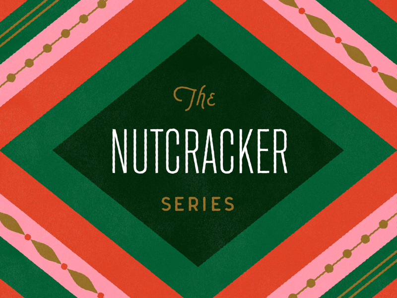 The Nutcracker Series christmas fun holiday illustration kids midcenturymodern nutcracker pattern series typography vector vintage