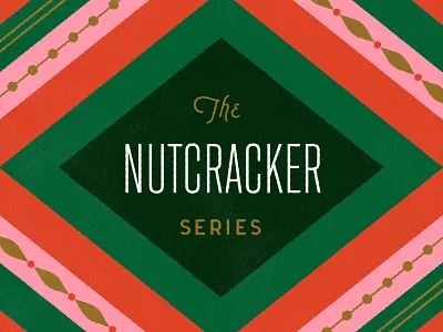 The Nutcracker Series christmas fun holiday illustration kids midcenturymodern nutcracker pattern series typography vector vintage