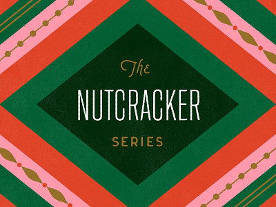 The Nutcracker Series christmas fun holiday illustration kids midcenturymodern nutcracker pattern series typography vector vintage