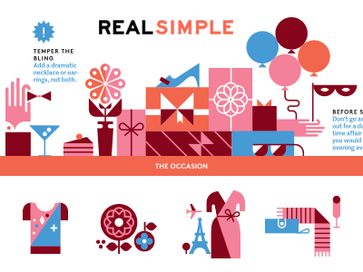 Real Simple Magazine - Here, You'll Need This Illustrations editorial geometric illustration modern real simple spot illustration