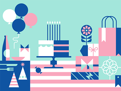 Facebook Events - Birthday birthday events facebook illustration