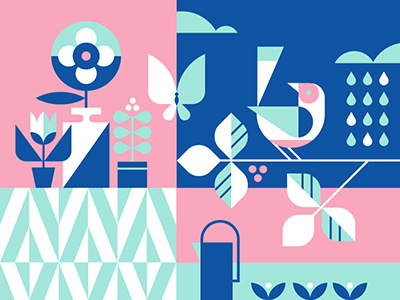 Facebook Events - Spring spring events facebook illustration